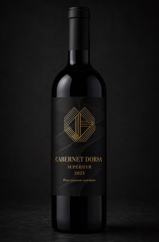 Butelka wina Cabernet Dorsa Supérieur 2025 — Winnica Ruda